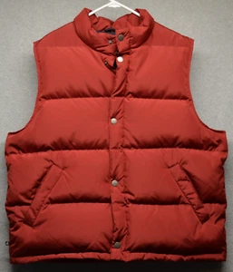 NWOT Brooks Brothers Men's Red Vest Size XL Duck Down Fill - Picture 1 of 11