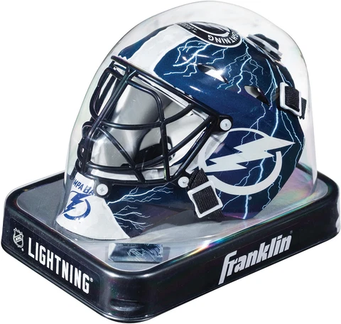 Tampa Bay Lightning Unsigned Franklin Sports Mini Goalie Mask Cover