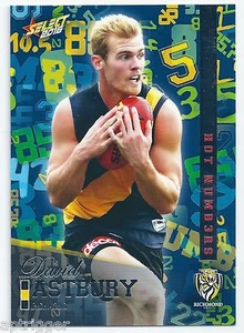 2016 Select Footy Stars Hot Numbers (HN105) David ASTBURY Richmond - Picture 1 of 1