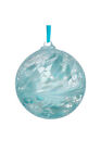 Sienna Glass 10cm Friendship Ball Pastel Blue