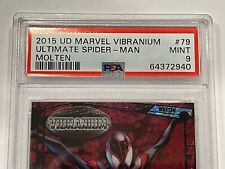 2015 Marvel Vibranium Molten #79 SPIDER-MAN Variant 9 PSA MINT Miles Morales😍