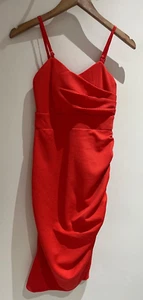 Dress Size 8 Pink Boutique New Red Body con Sleeveless Formal Party Occasion - Picture 1 of 9
