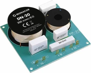 Monacor Frequenzweiche DN-20 2-Wege-Weiche 300 W Trennfrequenz 2000 Hz 270120 - Picture 1 of 4