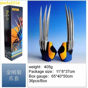 Wolverine Gloves Claw Wearable Model Halloween Cosplay Prop Toy Gifts New Boxed - Picture 1 of 9
