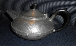 Art Deco Sheffield Pewter Craftsman Teapot - Picture 1 of 5