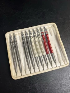 9 Vtg Koh-I-Noor Rapidomatic 0.7mm 5637, 0.5mm 5635 .3mm 5633 Mechanical Pencils - Picture 1 of 7