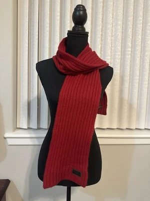 Coach Red Lambswool Scarf  - Image 1 of 4