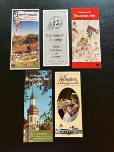 Vintage 5er Set Frankenmuth Prospekte - Little Bavaria - Michigan - 1992 - Bild 1 von 12