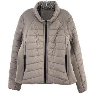 Bernardo Taupe Polyester Puffer Jacket Women’s Plus Size XL Preowned - Picture 1 of 4