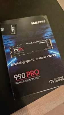 Samsung 990 PRO 2TB M.2 NVMe SSD No Degradation Low Use with warranty left - Image 1 of 4