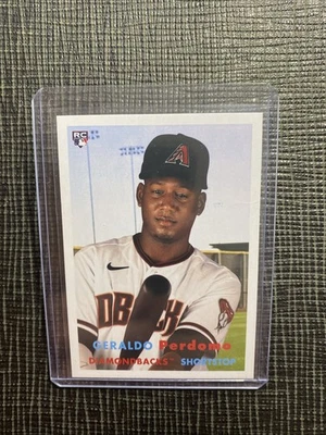 2021 Topps Archives Geraldo Perdomo #51 Rookie Card (RC) Arizona Diamondbacks - Image 1 of 2