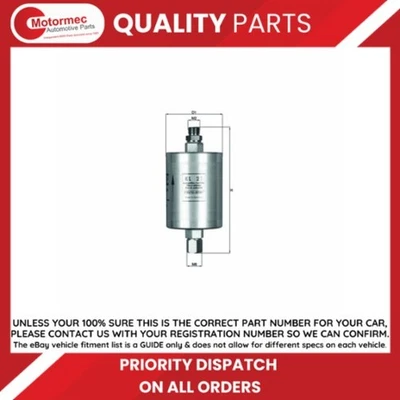 Filtro de combustible Mahle/Knecht para PORSCHE 911 944 para oe 92811025300,92811025304 Foto 1 de 4