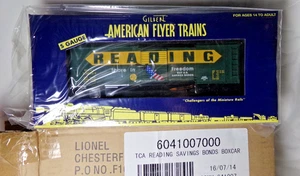 American Flyer 6-41007 TCA Reading Savings Bonds Boxcar / Spur S / Neu in Box - Bild 1 von 2