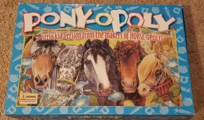 Pony-Opoly Board Game Late for the Sky Complete Good Condition Ages 5-8  - Image 1 of 4