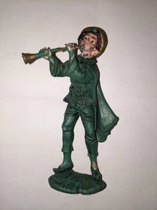 Vintage Krippe Schäfer Figur spielt Flöte Krippe Krippe 1938 Italien - Bild 1 von 4