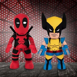 Deadpool and Wolverine Plush Doll Toys For Home Indoor Decoration Props 10 in - Picture 1 of 7