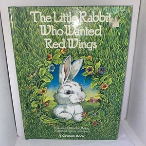 1978 HC Book The Little Rabbit Who Wanted Red Wings Carolyn Sherwin Bailey  - Picture 1 of 5