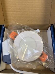 Job lot of 9 X 3W Recessed Round LED Ceiling Panel Lights Downlights 3000k