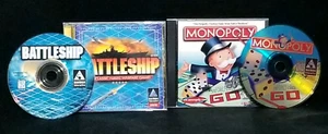 Monopoly & Battleship Lot WIN95 PC CD Game 97-98 Hasbro Interactive - Picture 1 of 6