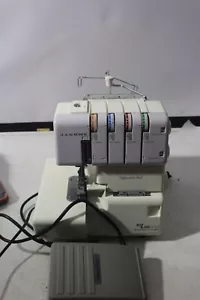 Janome Mylock 434D Overlock Sewing Machine In Carry Bag (NOISY) - Picture 1 of 3
