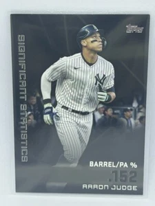 Aaron Judge Significant Statistics /299 2023 Topps Series 2 Baseball # SS-4 - Picture 1 of 2