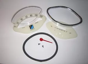 Vespa Tachometer Reparatur Tachoglas Ziffernblatt Tachonadel 150 GL GT GS 120kmh - Bild 1 von 2