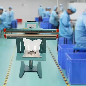 Foot Pedal Heat Sealing Machine Impulse Sealer Plastic Bag Sealing Machine 1000W - Picture 1 of 11
