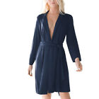 Soma Women's Cool Night Short Robe -Nightfall Navy RRP £58