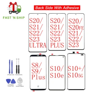 Replacement Samsung Galaxy S23 S22 S21 Ultra S20 Front Outer Glass Screen Lens - Zdjęcie 1 z 9