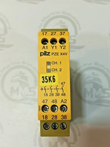Pilz PNOZ X PZE X4V Expansion Module Safety Relay | 24V DC, 4 Safety Contacts - Picture 1 of 8