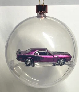 M2 Machines Plymouth Barracuda Hanging Round Ornament (purple) VHTF/READ - Picture 1 of 4