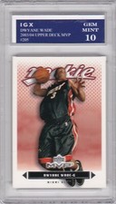 DWYANE WADE ROOKIE CARD Miami Heat 2003 UD MVP Dwayne Basketball GEM MINT 10 RC!