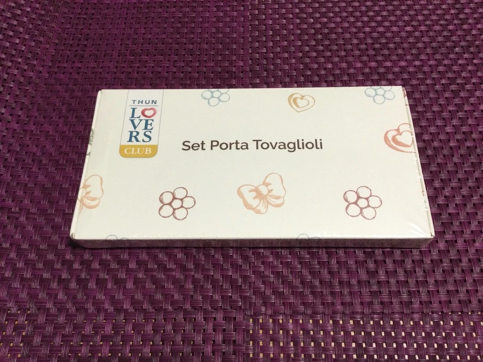 Thun - Set 2 Porta Tovaglioli Club 2020  - Nuovi E Sigillati - Immagine 1 di 1