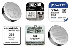 364 SR621SW AG1 SR60 Silver Oxide Watch Battery [ Select Brand & Quantity Req ]