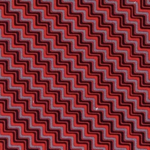 Graphix Chevron Zig Zag Lines Red 100% Cotton Fabric by The Yard - Picture 1 of 1