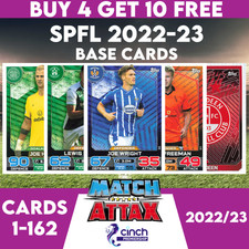 MATCH ATTAX  - TOPPS - SPFL - 2022/2023 - BASE CARDS  #1 - #162