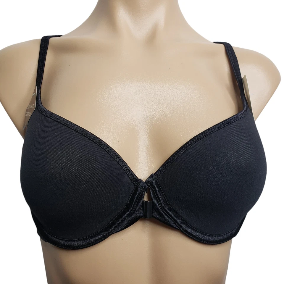 Sujetador Lily of France Talla 34C Negro Cierre Frontal Estilo # 2120606 Foto 1 de 4