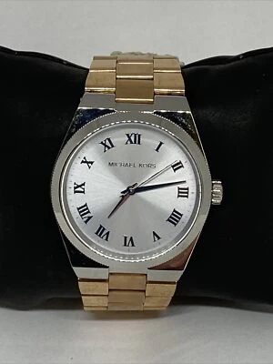 Reloj de cuarzo analógico de acero inoxidable para mujer Michael Kors Channing MK6150 XR225 Foto 1 de 4