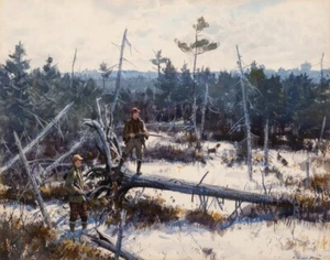 Impresión en lienzo Aiden Lassell Ripley The Hare Swamp 16 x 20 - Imagen 1 de 4