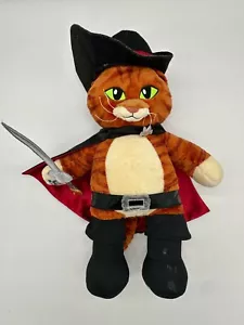Puss in Boots Build A Bear BAB w/Outfit No Sound Plush Cat - RETIRED - Picture 1 of 9