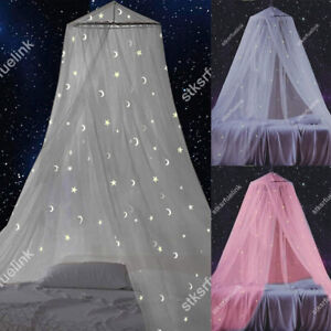 Princess Curtain Bedding Tent Bed Cover Luminous Star Dome Hanging Mosquito Net