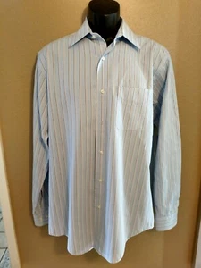 Joseph Abboud Men's Long Sleeve Striped Shirt, 15-1/2, 34/35 - Picture 1 of 7