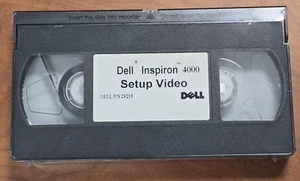 Rare Sealed Dell Inspiron 4000 Setup Video VHS Sealed New Vintage - Picture 1 of 3