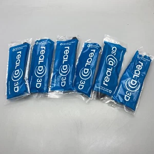 *NEU VERSIEGELT* 6er Pack - ECHTE D PASSIVE 3D Brille - Schwarz - Bild 1 von 5