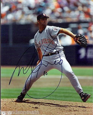 Foto autografiada firmada por Andy Benes de los Padres de San Diego 8x10 certificado de autenticidad LOM (PH1312) Foto 1 de 2