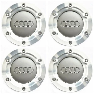 147mm TT Alloy Wheel Centre Caps Silver 8N0601165A - Picture 1 of 3