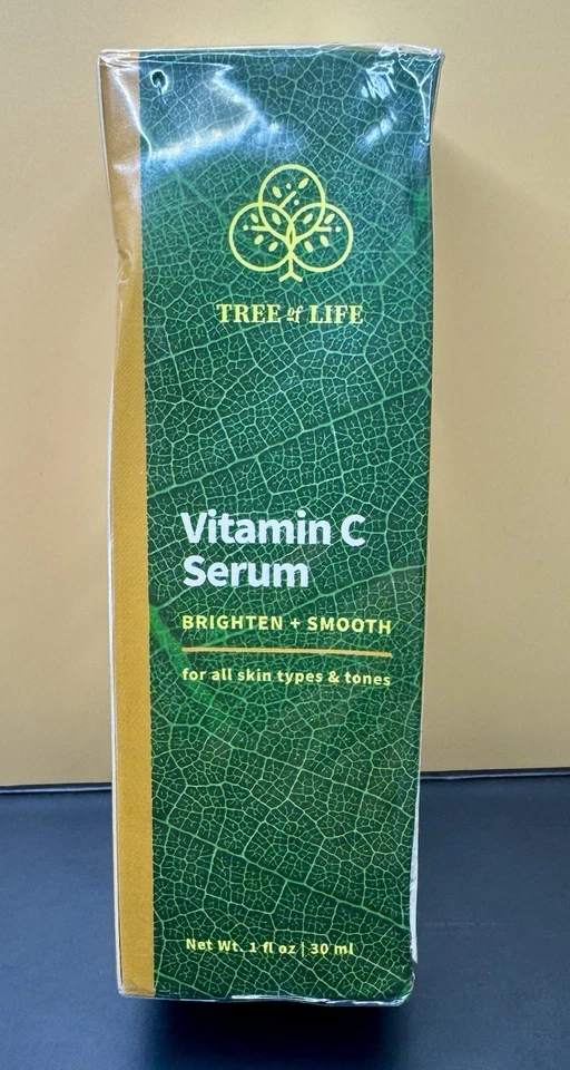 Tree of Life — сыворотка с витамином С — Brighten + Smooth, 1 жидкая унция | Срок годности 04/27 | Запечатанный - Изображение 1 из 1