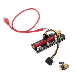 Cavo prolunga scheda grafica PCI-E 1x a 16x riser PCIe Extender - Foto 1 di 12