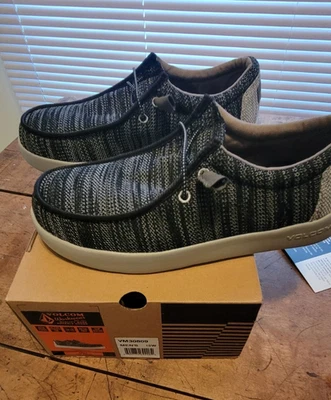 Zapato Mocasín Volcom Para Hombre Compuesto Puntera Estático 10 Ancho VM30809 Gris/Negro Nuevo en Caja Foto 1 de 4