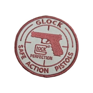 PARCHE LOGO PROMOCIONAL GLOCK PERFECTION BRONCEADO/FDE 17 19X 22 23 26 27 33 34 36 43X 44 48 - Imagen 1 de 2